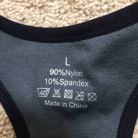 New! Mirity large blue padded sports bra. - Picture 3 of 6